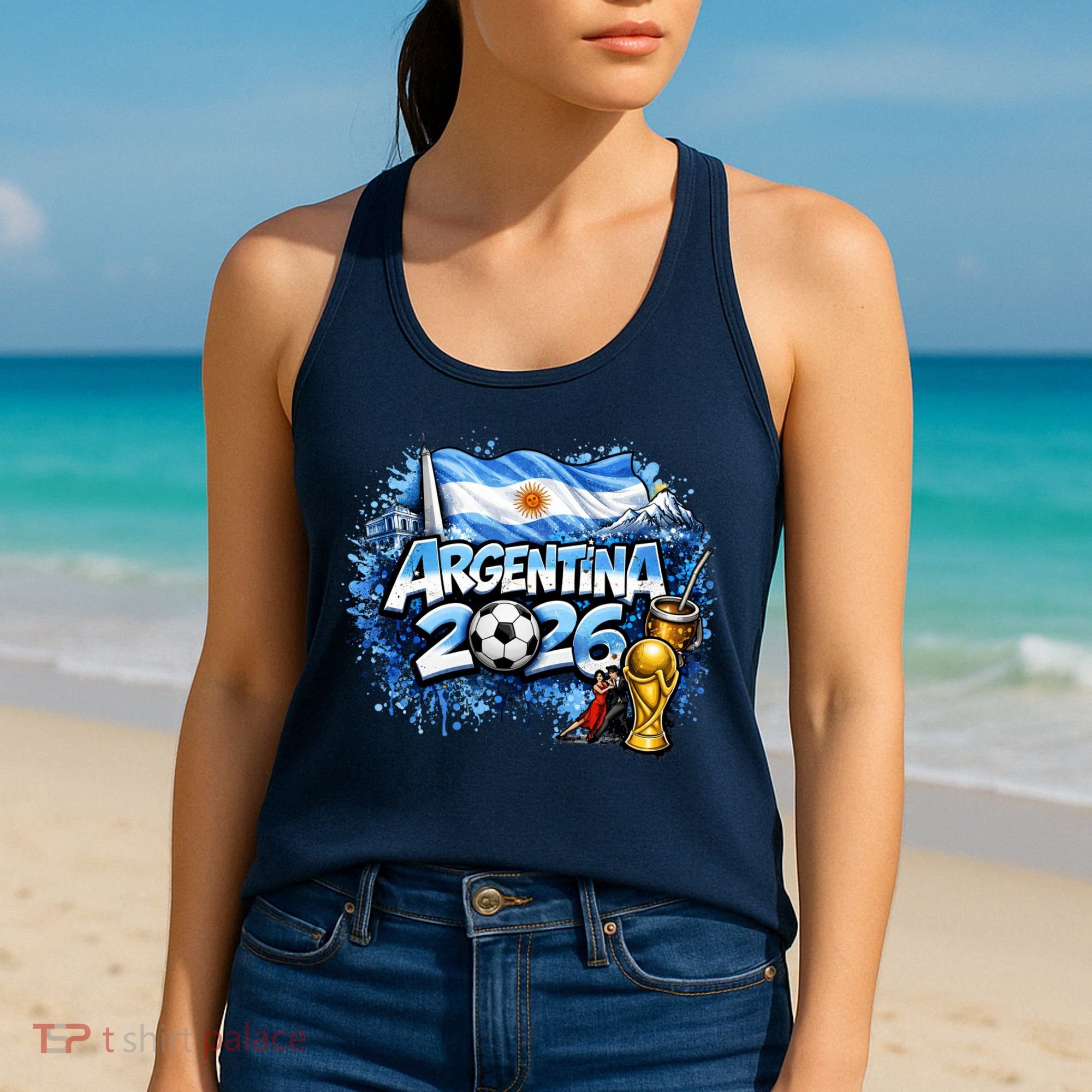 ARGENTINA North America Soccer Tournament 2026 Women's Tank Top