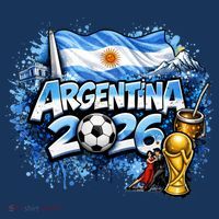 ARGENTINA North America Soccer Tournament 2026 Baby Bodysuit thumb 2