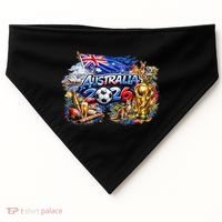 AUSTRAMIA North America Soccer Tournament 2026 USA-Made Doggie Bandana thumb 0