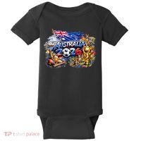 AUSTRAMIA North America Soccer Tournament 2026 Baby Bodysuit thumb 0