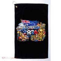 AUSTRAMIA North America Soccer Tournament 2026 Golf Towel thumb 0