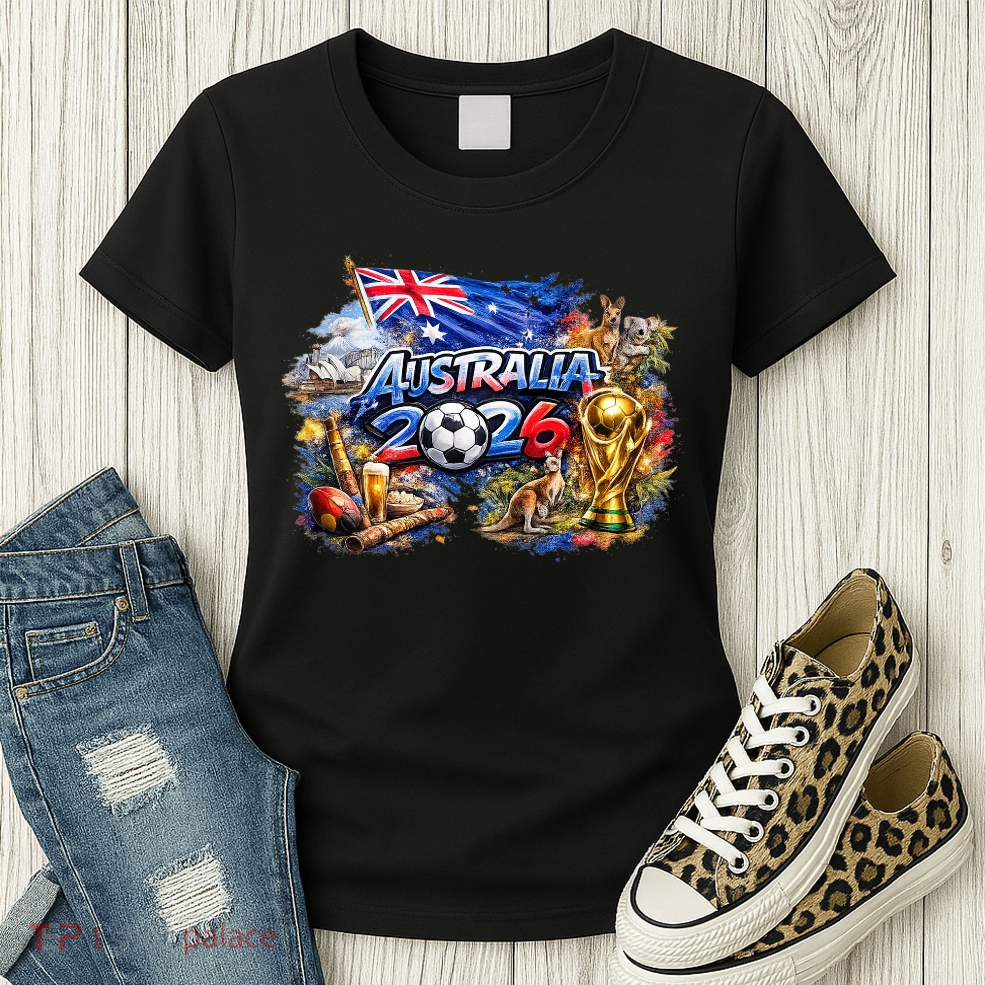 AUSTRAMIA North America Soccer Tournament 2026 Women's T-Shirt