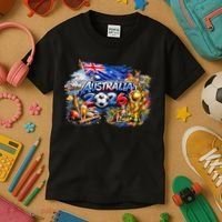 AUSTRAMIA North America Soccer Tournament 2026 Kids T-Shirt thumb 3