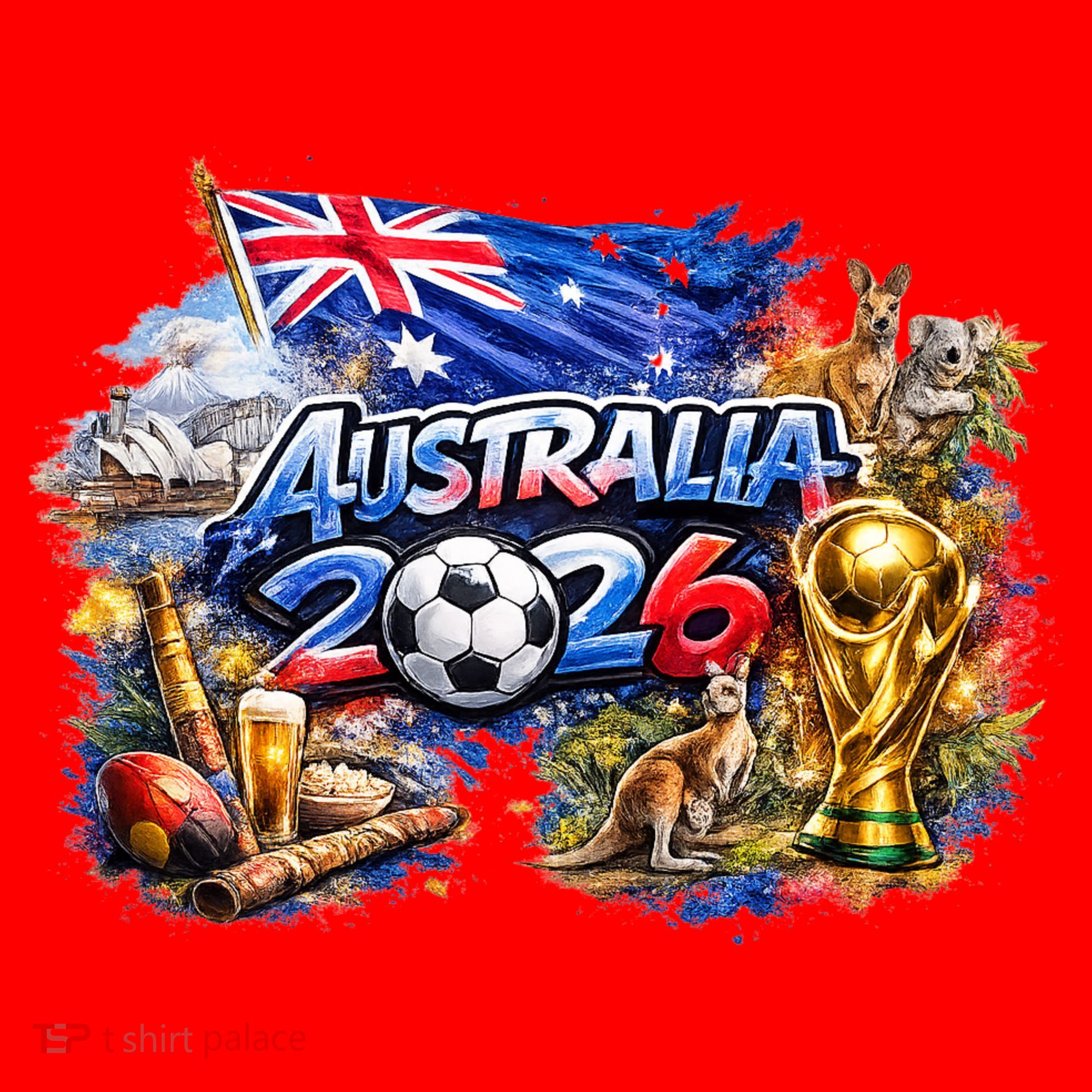 AUSTRAMIA North America Soccer Tournament 2026 Santa Hat