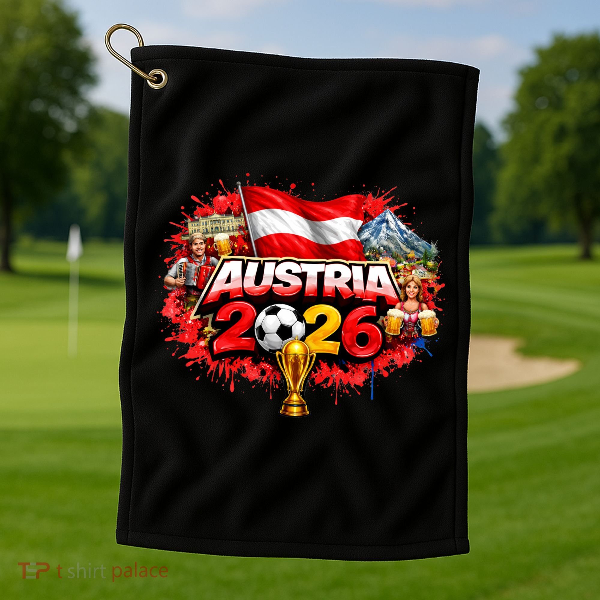 AUSTRIA North America Soccer Tournament 2026 Golf Towel