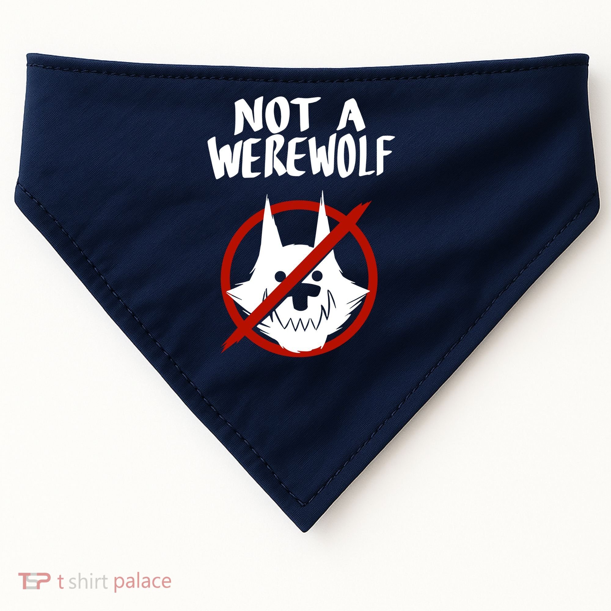 ATW Not A Werewolf USA-Made Doggie Bandana