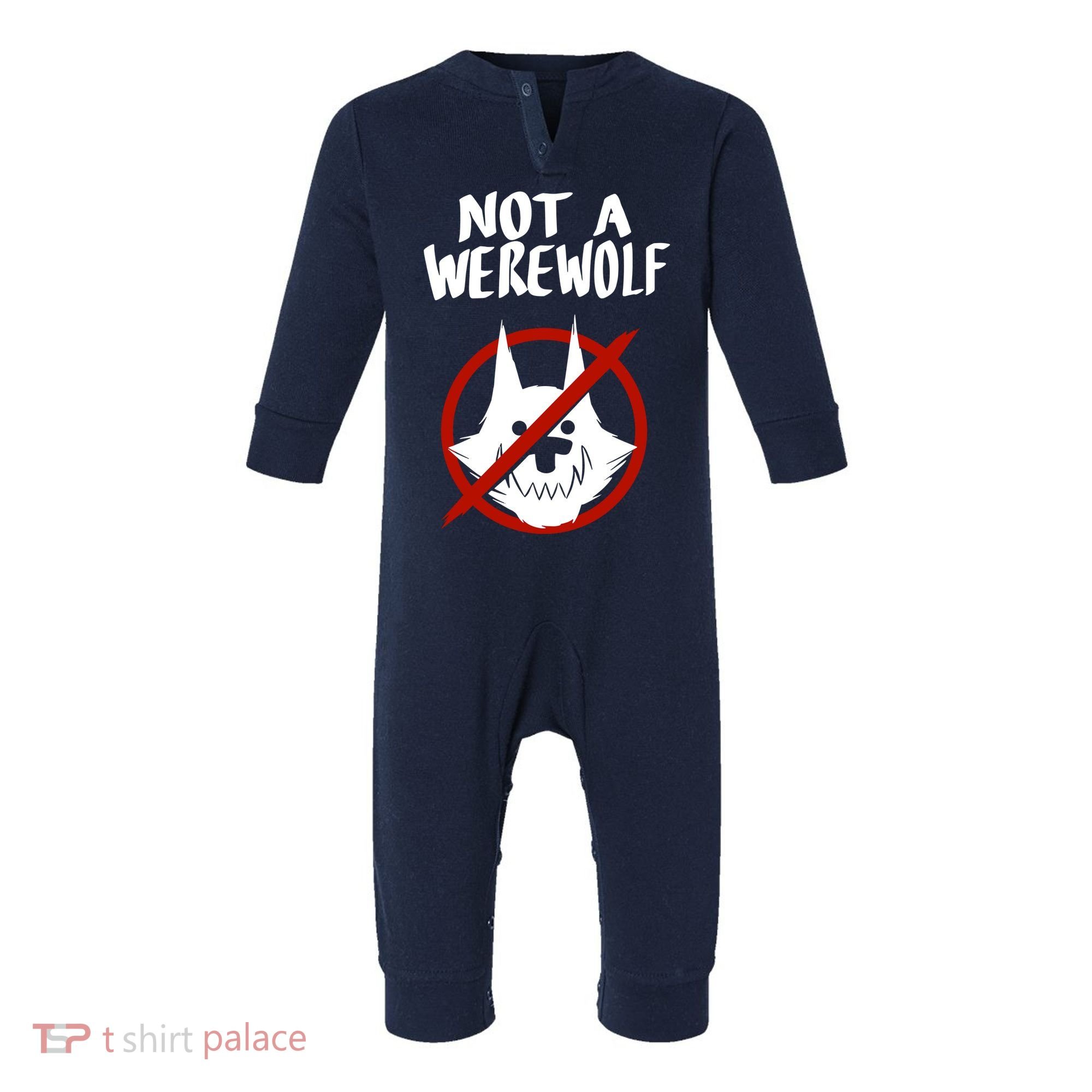 ATW Not A Werewolf Infant Fleece One Piece
