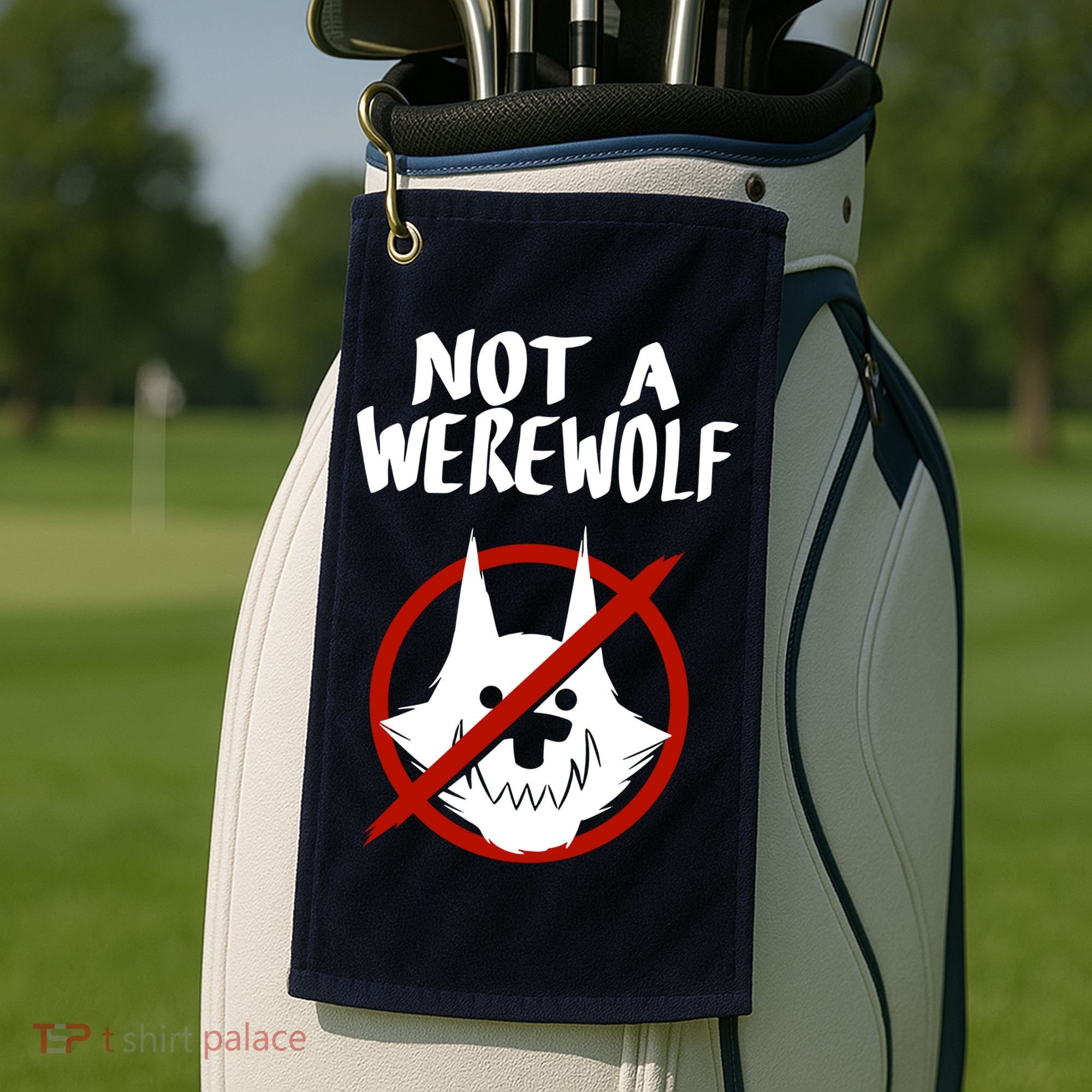 ATW Not A Werewolf Golf Towel
