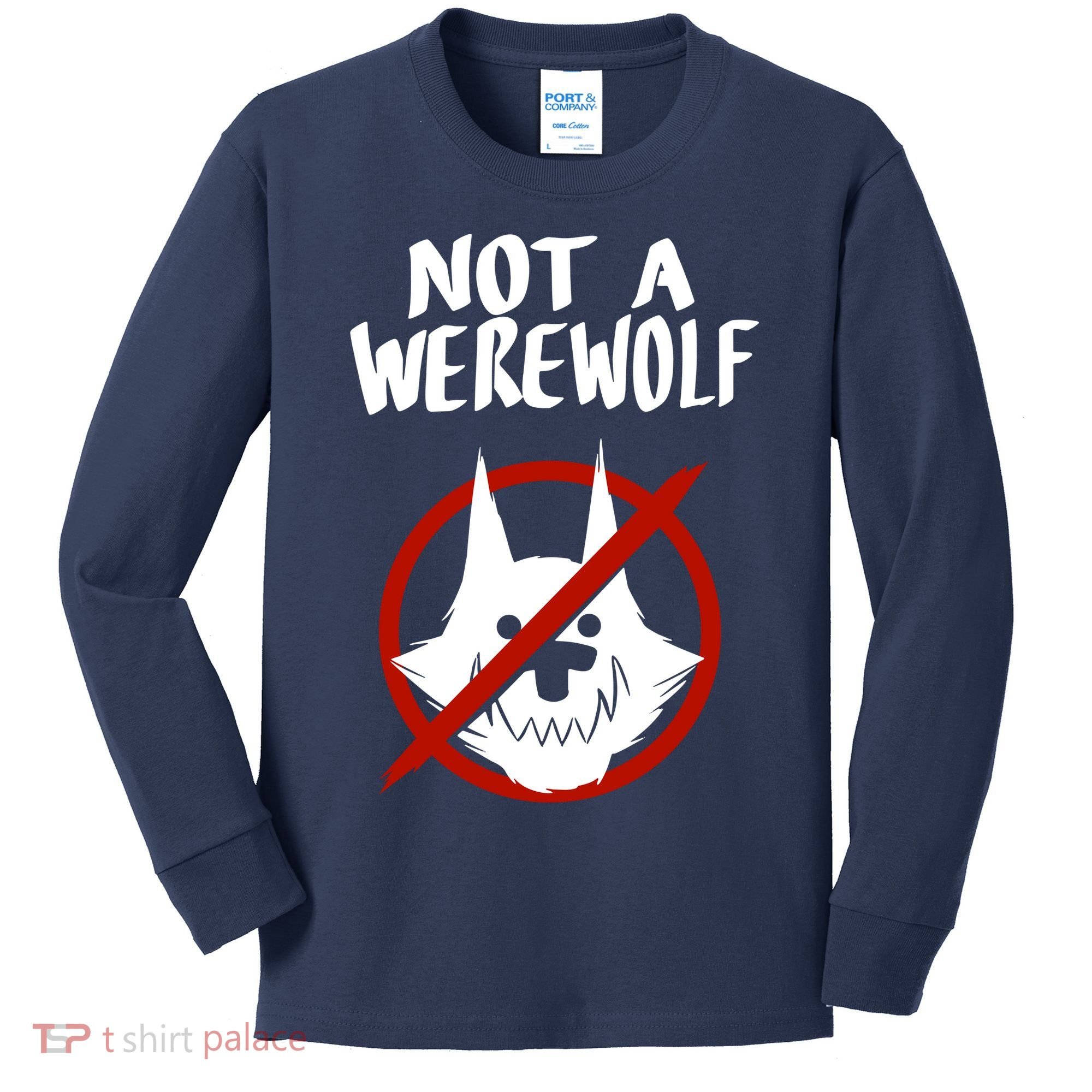 ATW Not A Werewolf Kids Long Sleeve Shirt
