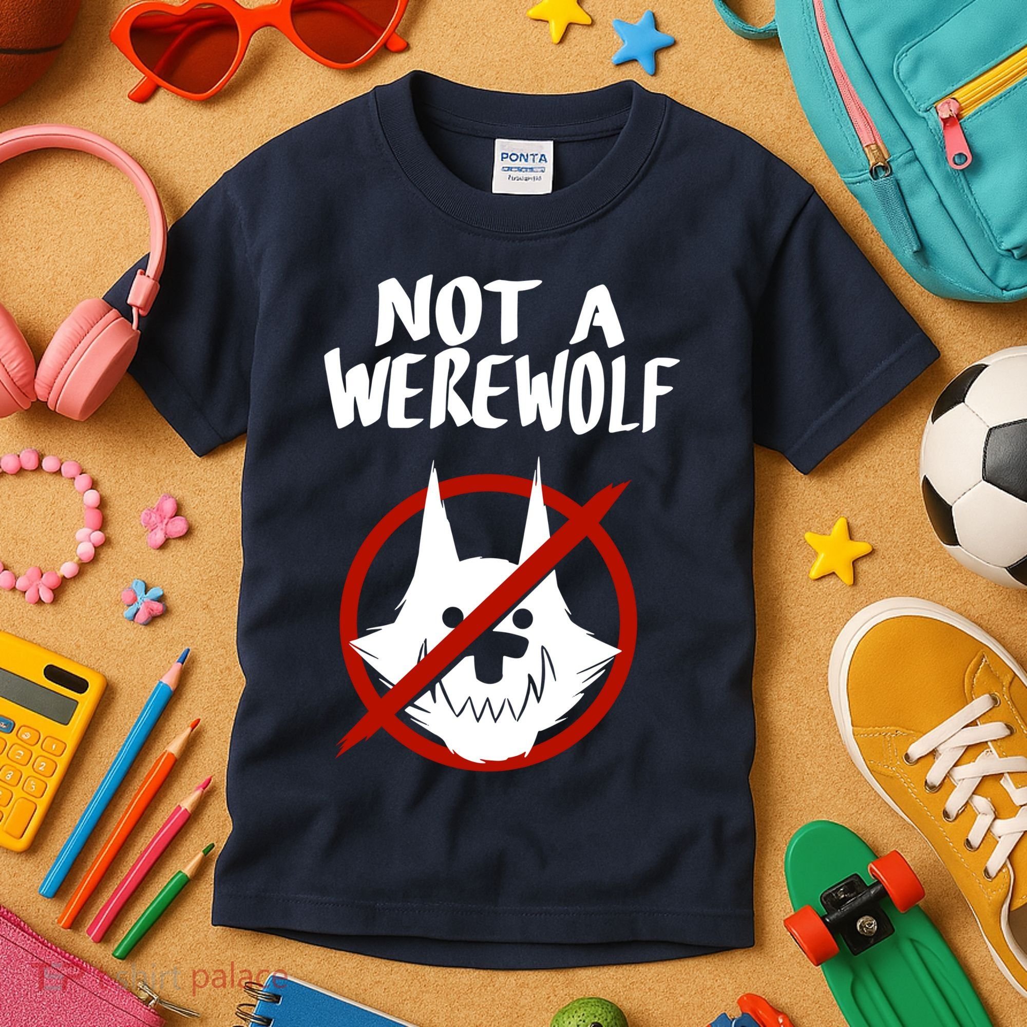 ATW Not A Werewolf Kids T-Shirt