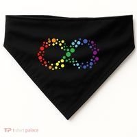 Autism Neurodiversity Awareness Symbol USA-Made Doggie Bandana thumb 0