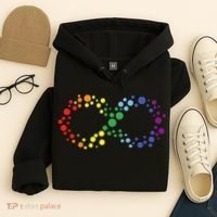 Autism Neurodiversity Awareness Symbol Hoodie thumb 4