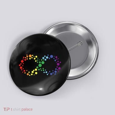 Autism Neurodiversity Awareness Symbol Button