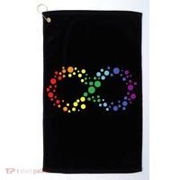 Autism Neurodiversity Awareness Symbol Golf Towel thumb 0