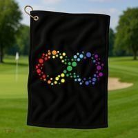 Autism Neurodiversity Awareness Symbol Golf Towel thumb 1