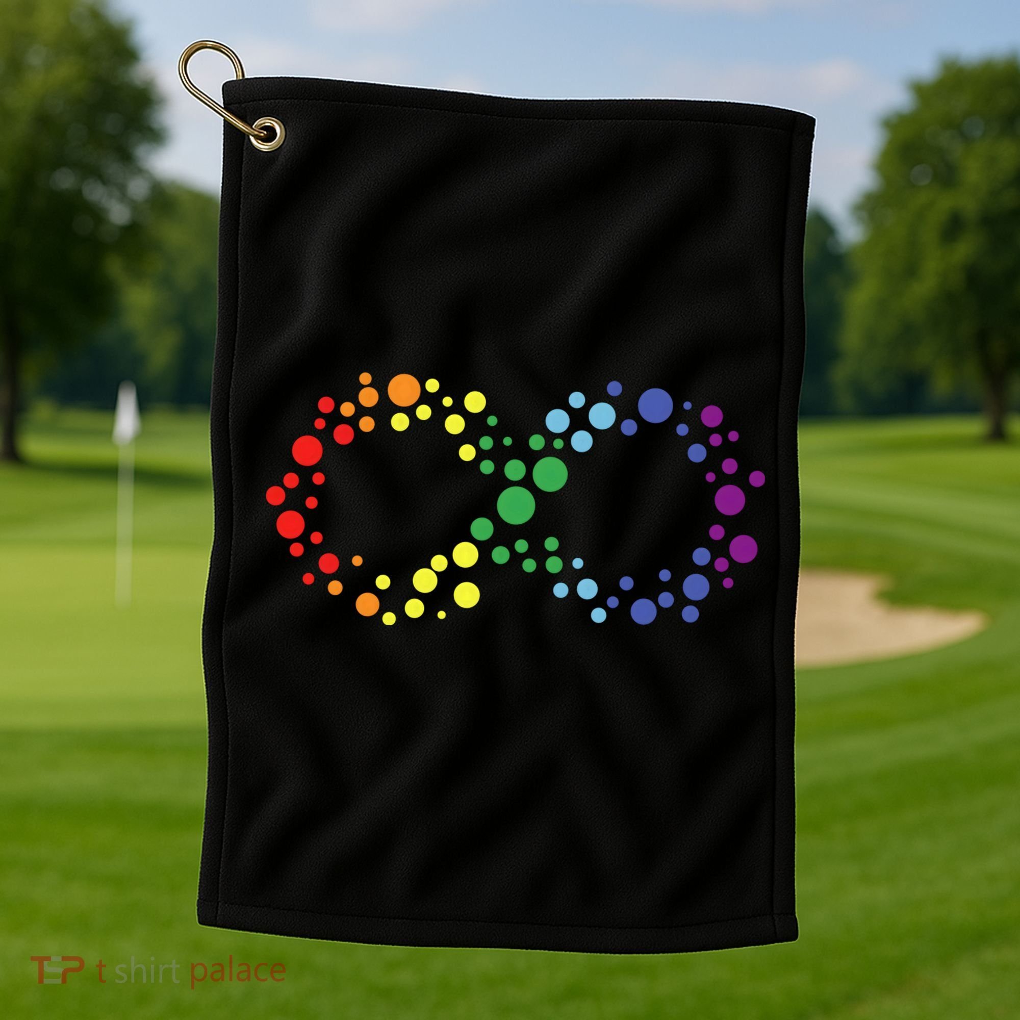 Autism Neurodiversity Awareness Symbol Golf Towel