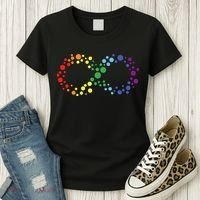 Autism Neurodiversity Awareness Symbol Women's T-Shirt thumb 3