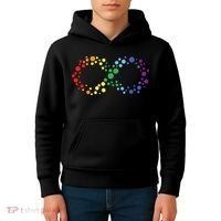 Autism Neurodiversity Awareness Symbol Kids Hoodie thumb 4