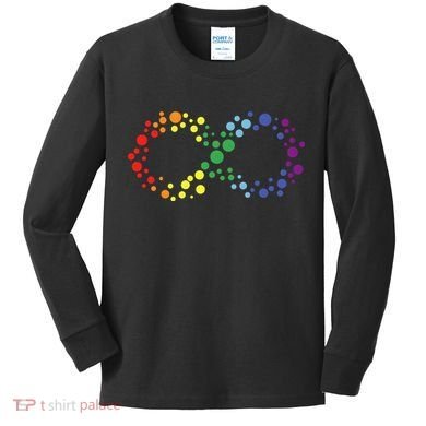Autism Neurodiversity Awareness Symbol Kids Long Sleeve Shirt
