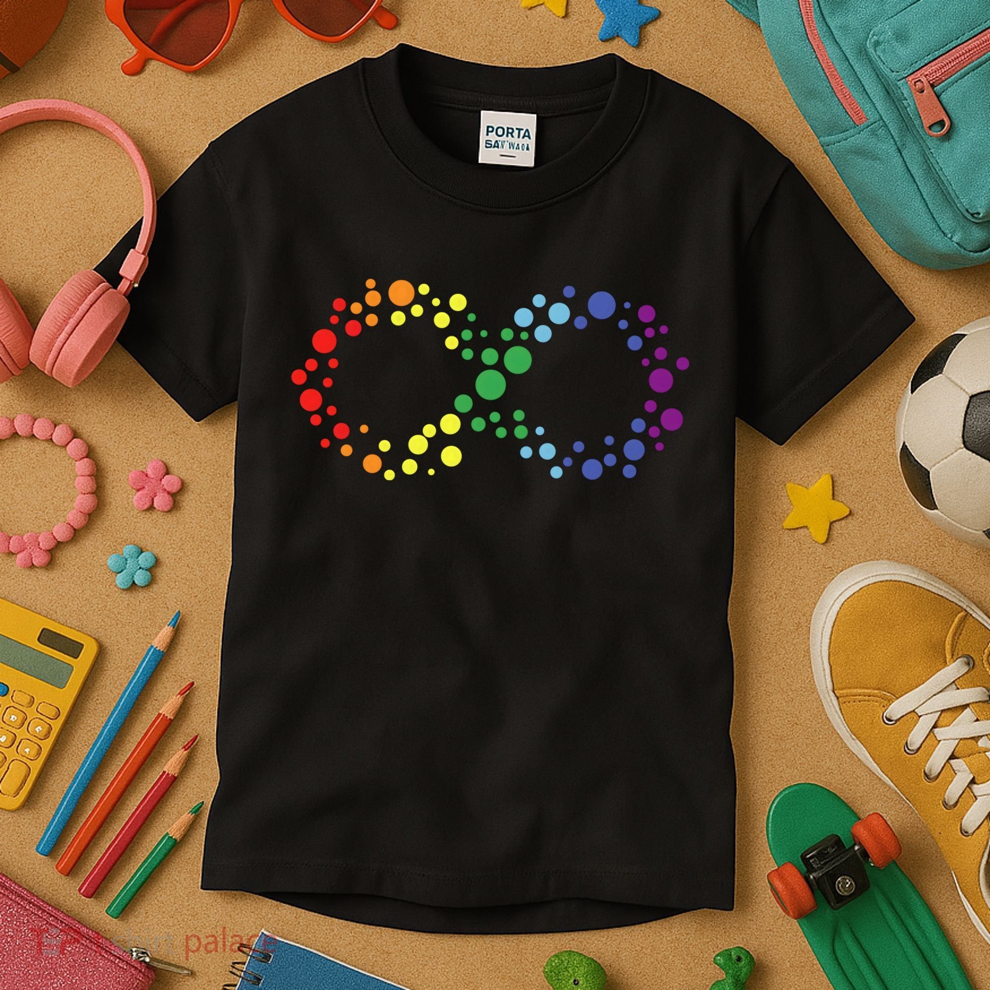 Autism Neurodiversity Awareness Symbol Kids T-Shirt