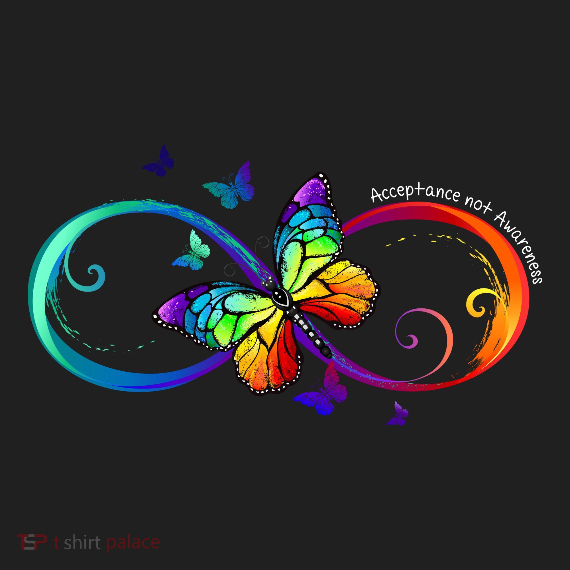 Acceptance Not Awareness Butterfly Women's Sweatshirt