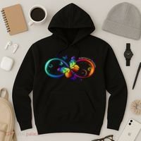 Acceptance Not Awareness Butterfly Hoodie thumb 3