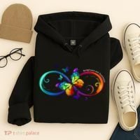 Acceptance Not Awareness Butterfly Hoodie thumb 4
