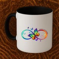 Acceptance Not Awareness Butterfly Coffee Mug thumb 2