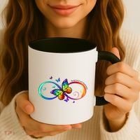 Acceptance Not Awareness Butterfly Coffee Mug thumb 3
