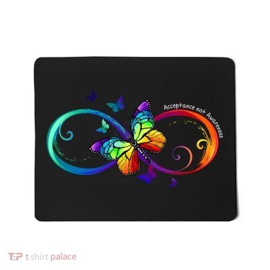 Acceptance Not Awareness Butterfly Mousepad