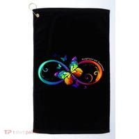Acceptance Not Awareness Butterfly Golf Towel thumb 0
