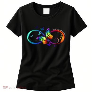 Acceptance Not Awareness Butterfly Women's T-Shirt