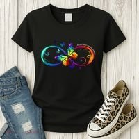 Acceptance Not Awareness Butterfly Women's T-Shirt thumb 3