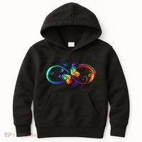 Acceptance Not Awareness Butterfly Kids Hoodie thumb 0