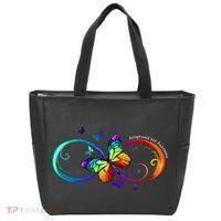 Acceptance Not Awareness Butterfly Tote Bag thumb 0