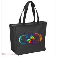 Acceptance Not Awareness Butterfly Tote Bag thumb 2