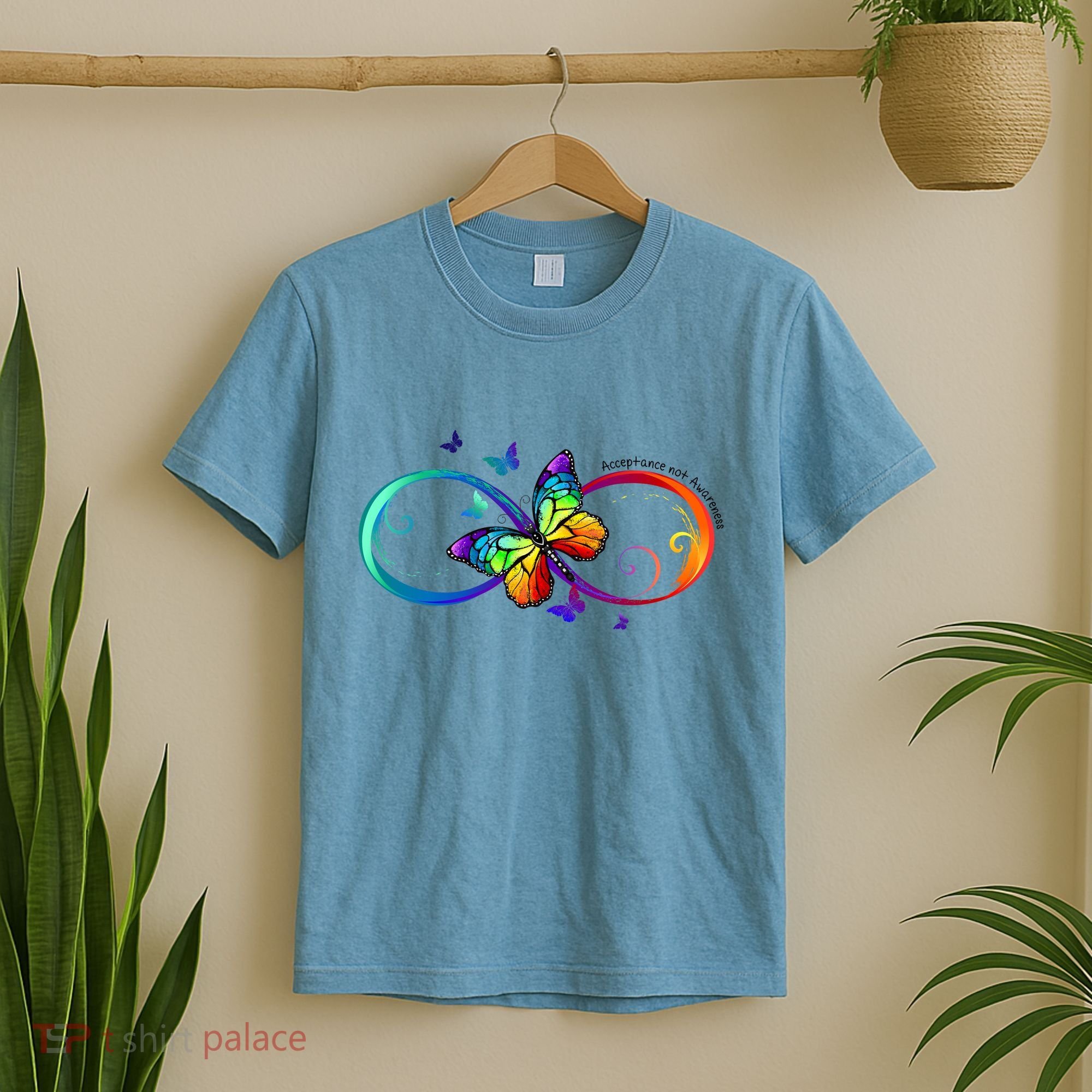 Acceptance Not Awareness Butterfly T-Shirt