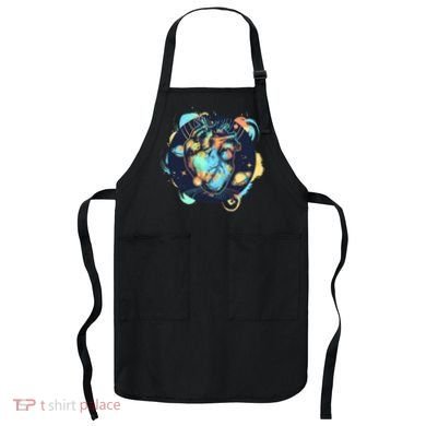 Anatomic Heart Among Galaxies and Planets Apron