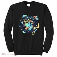 Anatomic Heart Among Galaxies and Planets Sweatshirt thumb 0