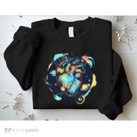 Anatomic Heart Among Galaxies and Planets Sweatshirt thumb 2