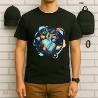 Anatomic Heart Among Galaxies and Planets T-Shirt thumb 6