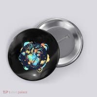 Anatomic Heart Among Galaxies and Planets Button thumb 0