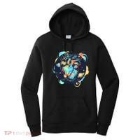 Anatomic Heart Among Galaxies and Planets Women's Hoodie thumb 0
