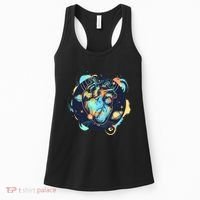 Anatomic Heart Among Galaxies and Planets Women's Tank Top thumb 0