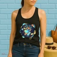 Anatomic Heart Among Galaxies and Planets Women's Tank Top thumb 2