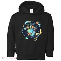 Anatomic Heart Among Galaxies and Planets Toddler Hoodie thumb 0