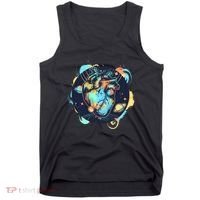 Anatomic Heart Among Galaxies and Planets Tank Top thumb 0
