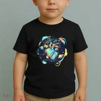 Anatomic Heart Among Galaxies and Planets Toddler T-Shirt thumb 2