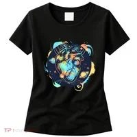 Anatomic Heart Among Galaxies and Planets Women's T-Shirt thumb 0