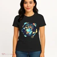 Anatomic Heart Among Galaxies and Planets Women's T-Shirt thumb 4